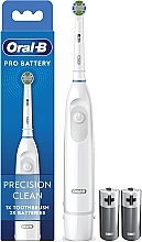 Парфумерія, косметика Електрична зубна щітка, біла - Oral-B Pro Battery DB5 Precision Clean