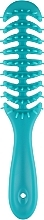 Парфумерія, косметика Щітка-риб'яча кістка, блакитна - Janeke Brush With Soft Moulded Tips