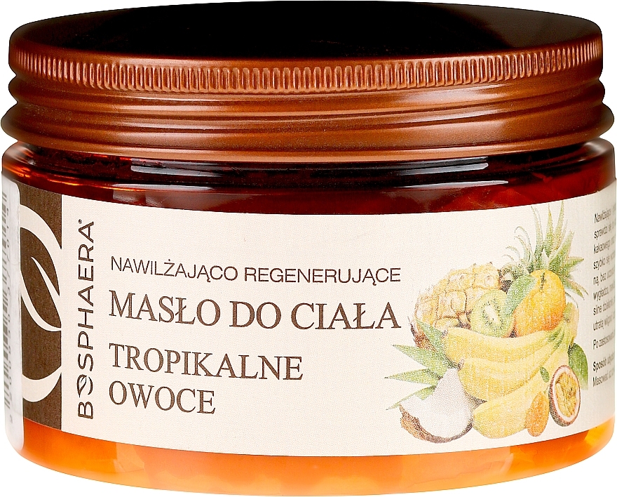 Зволожувальне і регенерувальне масло для тіла "Тропічні фрукти" - Bosphaera — фото N1