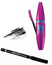 Духи, Парфюмерия, косметика Набор - Maybelline New York (Mascara/9ml + Crayon/1.5g)