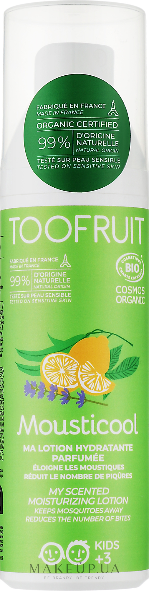 Репеллентный лосьон для тела - Toofruit Mousticool — фото 100ml