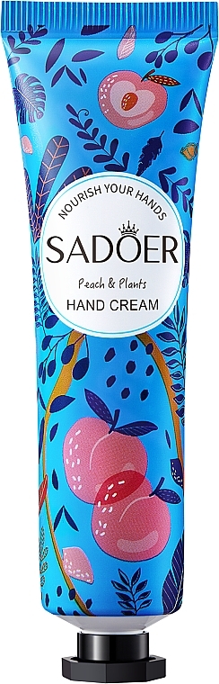 Крем для рук з рослинним екстрактом і персиком - Sadoer Nourish Your Hands Peach & Plants Hand Cream — фото N1