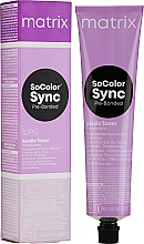 Безаммиачный тонер на кислотной основе для волос - Matrix SoColor Sync Pre-Bonded Acidic Toner Translucent — фото N1