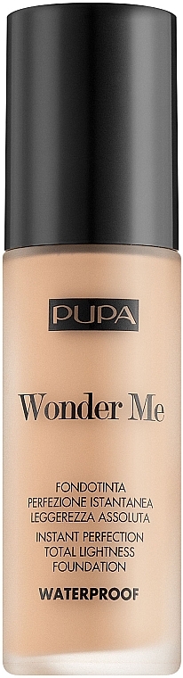 Pupa Waterproof Wonder Me Fluid Foundation * - Pupa Waterproof Wonder Me Fluid Foundation — фото N1