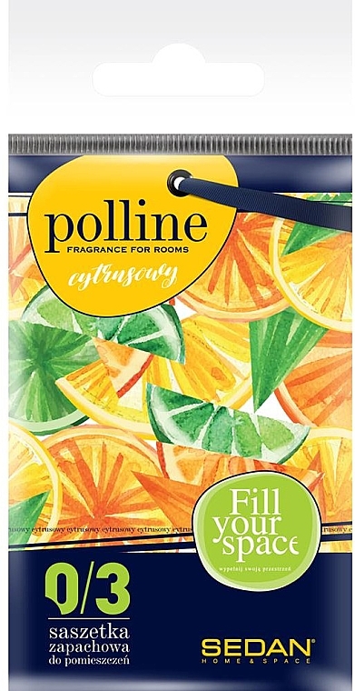 Ароматичне саше для гардероба, 0/3 цитрус - Sedan Polline Citrus — фото N1