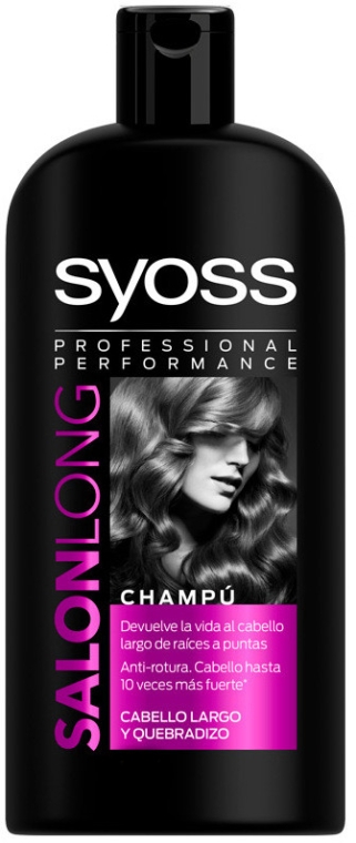 Шампунь для слабых и ломких волос - Syoss Salonlong Shampoo  — фото N1