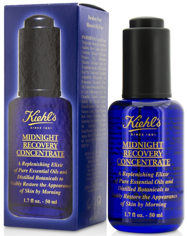 Нічний відновлювальний концентрат для обличчя - Kiehl's Midnight Recovery Concentrate — фото N7