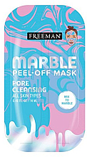 Парфумерія, косметика Маска для обличчя "Очищення пор" - Freeman Marble Pore Cleansing Peel-Off Mask