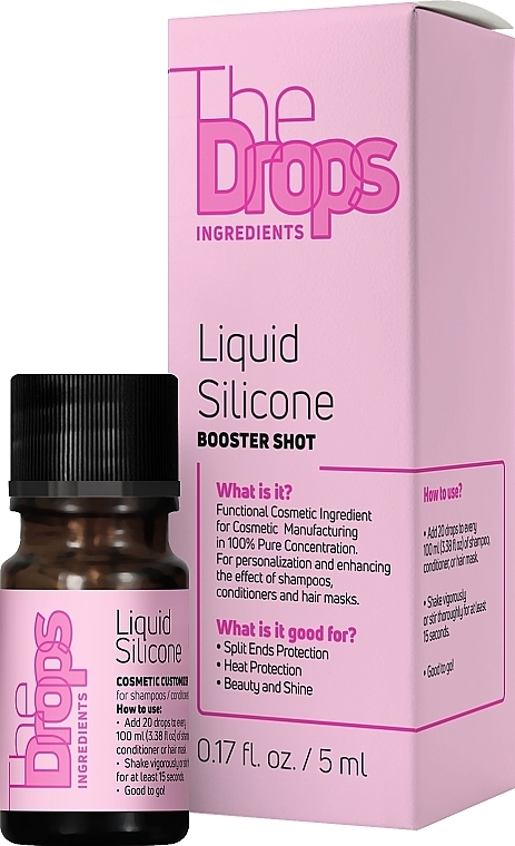 Косметичний засіб "Чистий рідкий силікон" - Pharma Group Laboratories The Drops Liquid Silicone Booster Shot — фото N1