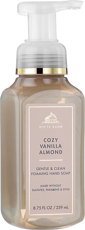 Мыло для рук - Bath & Body Works Cozy Vanilla Almond Gentle Clean Foaming Hand Soap — фото N1