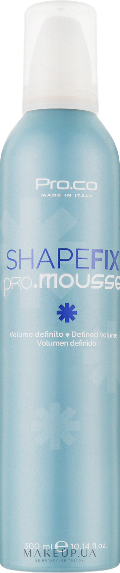 Мус для фіксації форми зачіски - Pro. Co ShapeFix Pro Mousse — фото 300ml