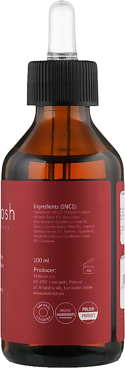 Еліксир для тіла "Журавлина" - Mokosh Cosmetics Nutritive Body Elixir Cranberry — фото N3