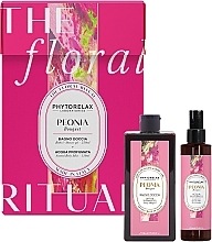 Духи, Парфюмерия, косметика Набор - Phytorelax Laboratories The Floral Ritual Peony Bouquet (sh/gel/250ml + b/mist/150ml)