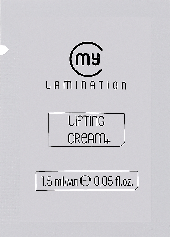 Перманентный препарат для ресниц - My Lamination Liftig Cream + №1 — фото N1