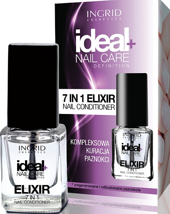 Еліксир для зміцнення нігтів - Ingrid Cosmetics Ideal+ 7 in 1 Nail Conditioner — фото N1