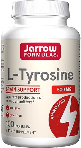 Харчові добавки - Jarrow Formulas L-Tyrosine 500mg — фото N1