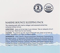 Нічна маска з морським колагеном - The Skin House Marine Bounce Sleeping Pack — фото N3