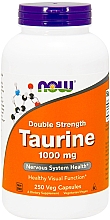 Амінокислота "Таурин", 1000 мг - Now Foods Taurine 1000mg Double Strength Veg Capsules — фото N2