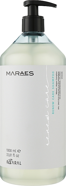 Шампунь для восстановления волос с комплексом водорослей - Kaaral Maraes Renew Care Shampoo