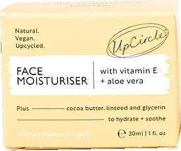 Зволожувальний засіб для обличчя - UpCircle Face Moisturiser with Vitamin E + Aloe Vera Travel Size (міні) — фото N2