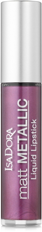 Жидкая помада - IsaDora Matt Metallic Lipstick — фото N1