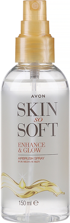 Спрей для засмаги - Avon Skin So Soft Enhance&Glow Airbrush Spray — фото N1