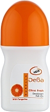 Дезодорант-ролик для тіла "Citrus Fresh" - DeBa Roll-On Deodorant — фото N1