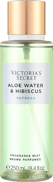Парфумований спрей для тіла - Victoria's Secret Aloe Water & Hibiscus Fragrance Mist — фото N1