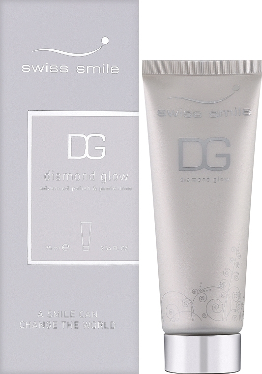 Зубна паста освітлювальна - Swiss Smile Diamond Glow Brightening Toothpaste — фото N2