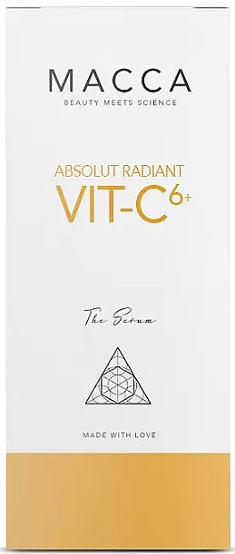 Антиоксидантна та освітлювальна сироватка для обличчя - Macca Absolut Radiant Vit-C Serum — фото N2