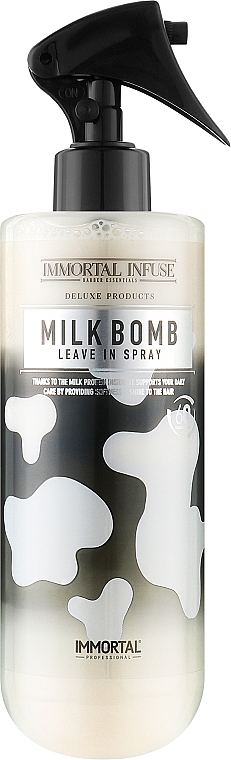 Несмываемый кондиционер-спрей для волос - Immortal Milk Bomb — фото N1