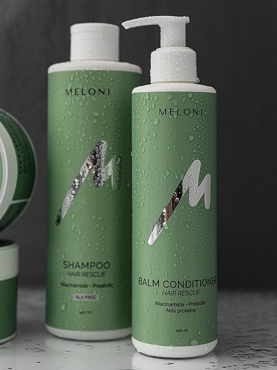 Бальзам-кондиционер с ниацинамидом и пребиотиком - Meloni Hair Rescue Conditioner — фото N4