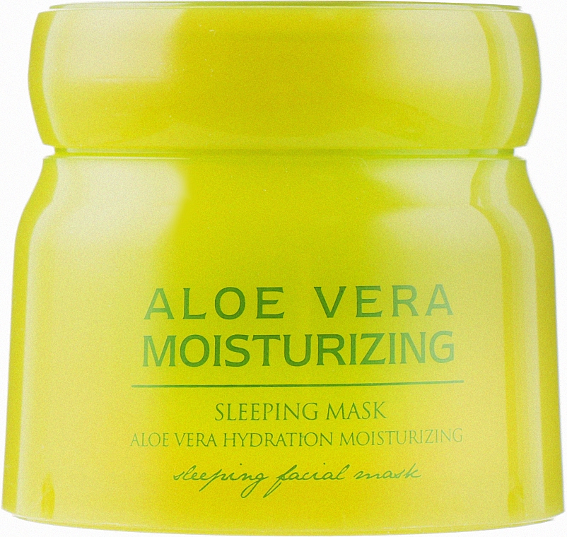 Нічна маска для обличчя з екстрактом алое вера - Dizao Lusidina Aloe Vera Night Mask — фото N2