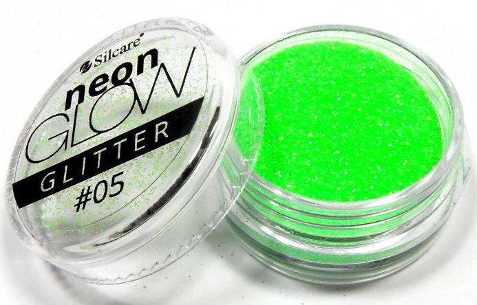 Глиттер для ногтей - Silcare Brokat Neon Glow — фото N2
