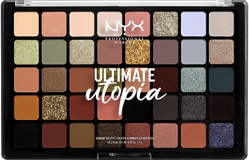 УЦЕНКА Палетка теней - NYX Professional Makeup Ultimate Utopia Shadow Palette Summer 2020 * — фото N1