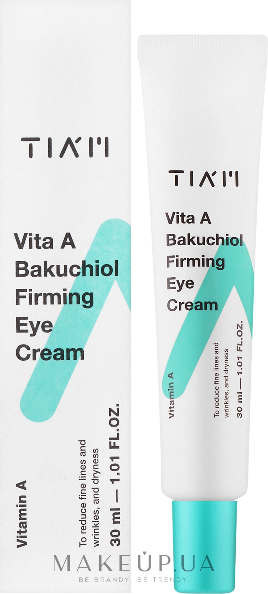 Крем для зони навколо очей з бакучіолом - Tiam Vita A Bakuchiol Firming Eye Cream — фото 30ml
