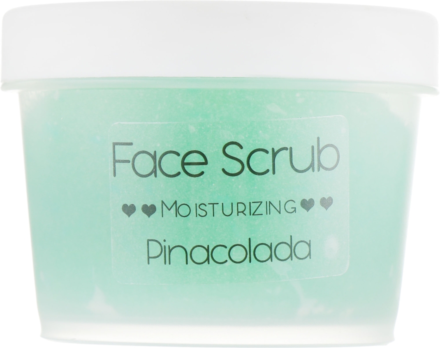 Зволожувальний скраб для обличчя та губ "Піна колада" - Nacomi Moisturizing Face & Lip Scrub Pinacolada — фото N2