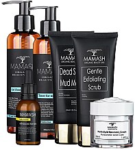 Духи, Парфюмерия, косметика Комплексный набор для нормальной кожи - Mamash Organic Beauty Line Extra (cr/50ml + mask/100ml + gel/200ml + toner/200ml + scr/100ml + ser/30ml)