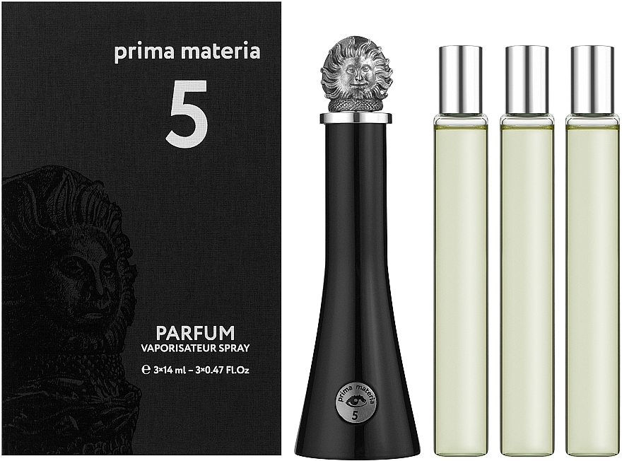 Prima Materia №5 Dragon - Набор (perfume/14 ml + refills/2x14 ml)