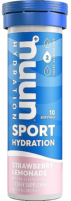 Електролітний напій, полуничний лимонад - Nuun Sport Hydration Strawberry Lemonade — фото N1