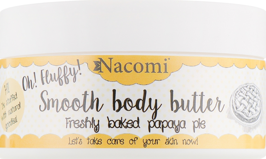 Масло для тела "Запеченный пирог из папайи" - Nacomi Smooth Body Butter Freshly Baked Papaya Pie — фото N2