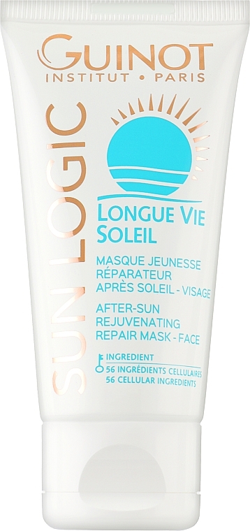 Антивікова відновлювальна маска для обличчя після засмаги - Guinot Sun Logic Repairing Mask After Sun Face — фото N1