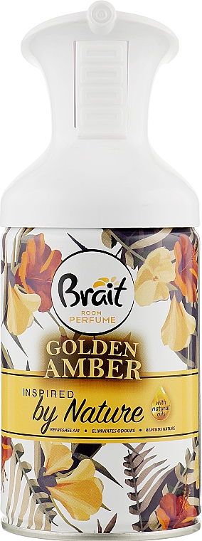 Освіжувач повітря "Golden Amber" - Brait Inspired By Nature — фото N1