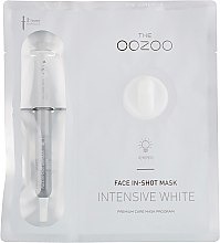 Духи, Парфюмерия, косметика Тканевая маска со шприцом-активатором для отбеливания кожи лица - The Oozoo Face In-Shot Mask Intensive White