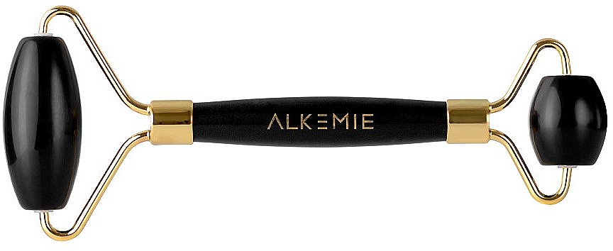 Массажный роллер для лица - Alkmie Face Roller Jet Black  — фото N1