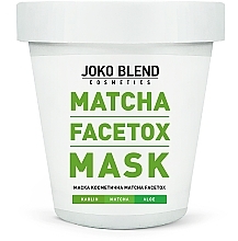 Маска для лица с экстрактом зеленого чая - Joko Blend Matcha Facetox Mask — фото N2