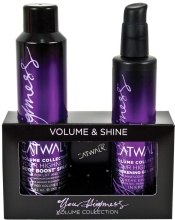 Духи, Парфюмерия, косметика Набор - Tigi Catwalk Volume & Shine (spr/250ml + gel/215ml + compact mirror)