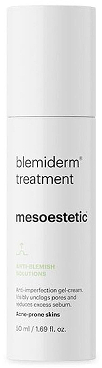 Ночной крем-гель для жирной кожи с акне - Mesoestetic Blemiderm Treatment — фото N1