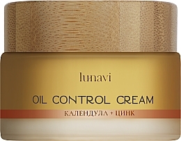 Себорегулюючий крем для обличчя "Oil Control" з календулою та цинком - Lunavi Calendula Cream — фото N2