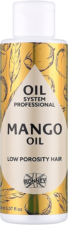 Масло для низкопористых волос с маслом манго - Ronney Professional Oil System Low Porosity Hair Mango Oil — фото N1